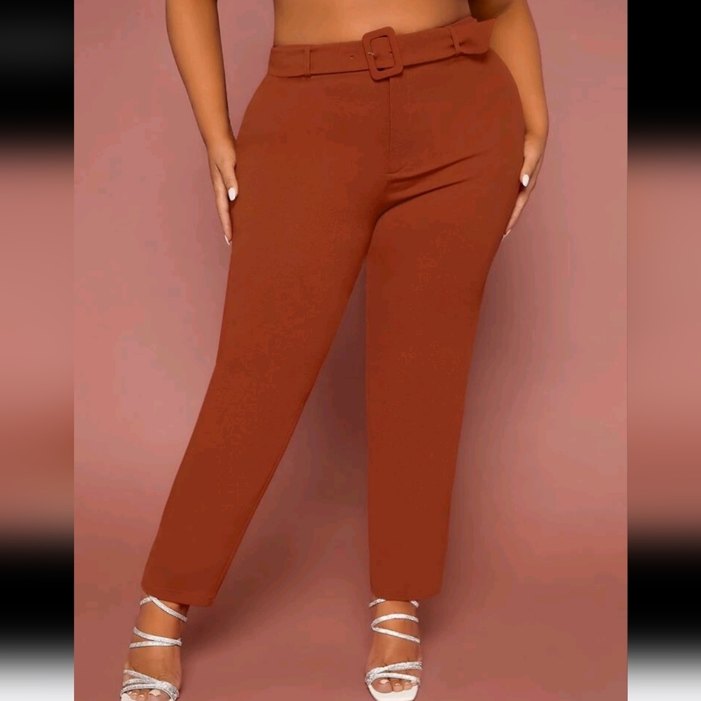 Pants - Rust colored